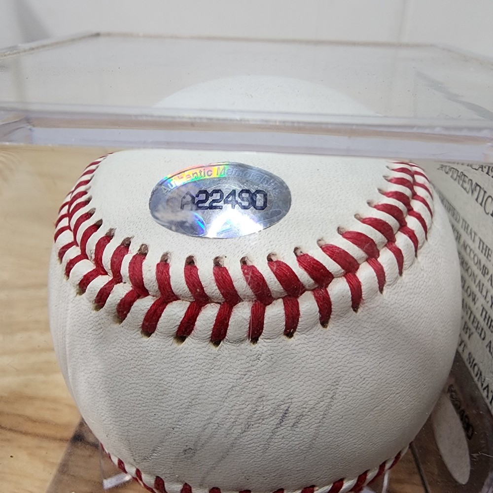 Joel Guzman - Autographed baseball With COA