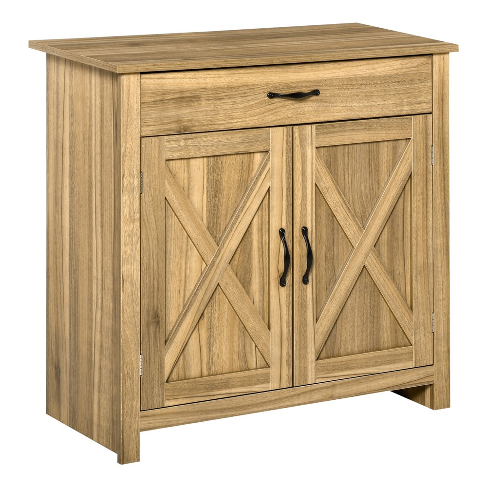 32" Modern Farm Style Sideboard Storage Buffet Server Cabinet Organizer