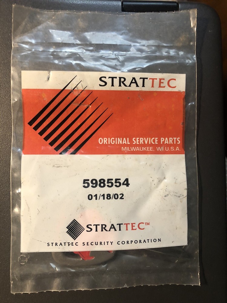 Dodge Viper Key Blank OEM Strattec 598554 RED NOS