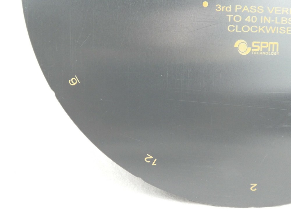 SPM Technology 30832 ESC Electrostatic Chuck Service Cover DPS New Surplus