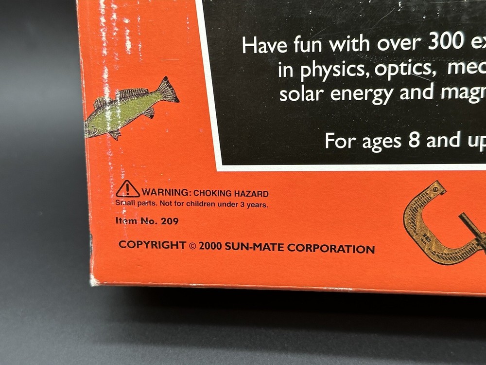 Vintage Kid’s Tek Junior Scientist Lab Kit New