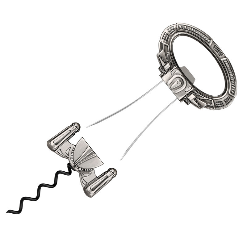 Multifunction Two-Prong Cork Puller Remover Ah-So Old Wine Opener Beer Corkscrew