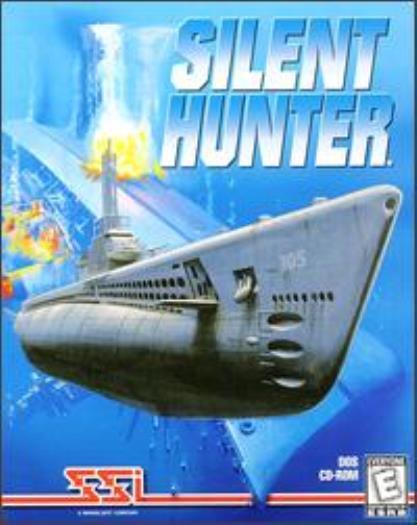 Silent Hunter 1 PC CD historic World War II submarine commander simulation game!