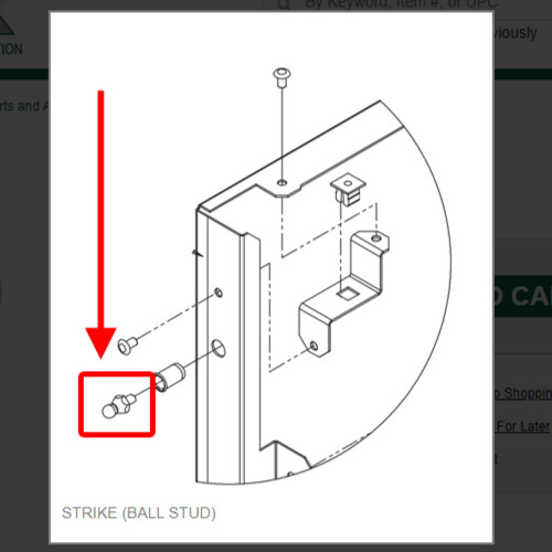 STRIKE (BALL STUD) #1011351-40