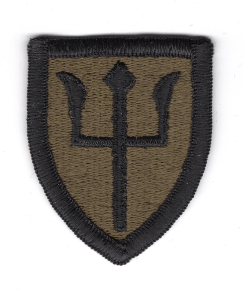 Army Patch: 97th Army Reserve Command - subdued, merrowed edge