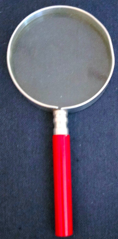 Red Handheld Magnifier