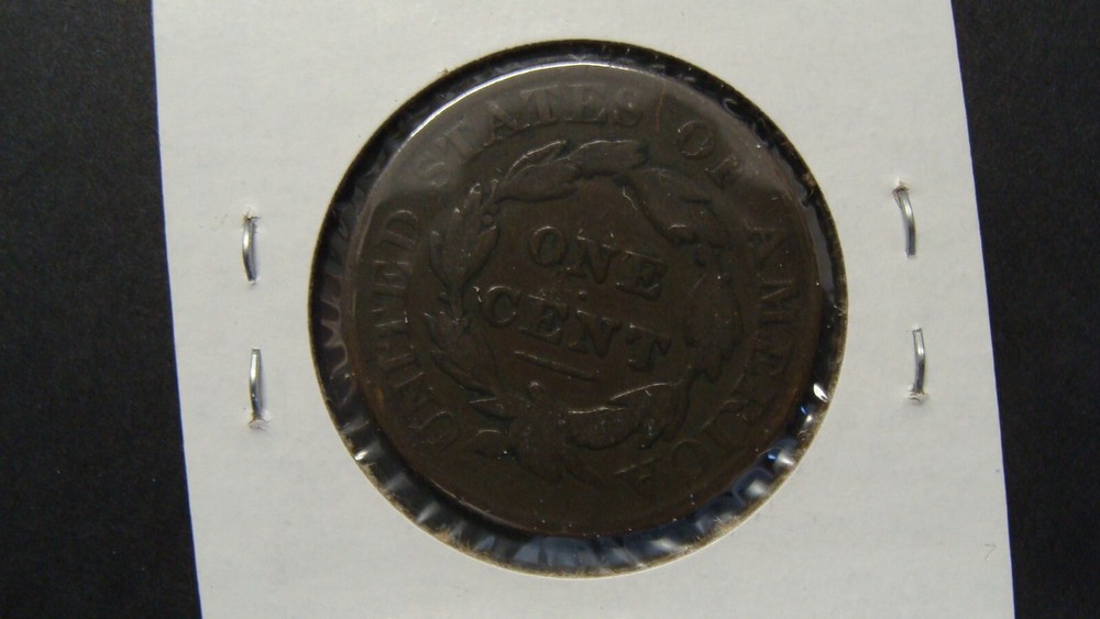 1827 LARGE CENT VG+ STK# C263