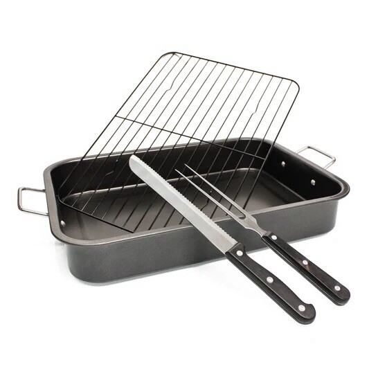 Roasting Pan- 4 Piece Set