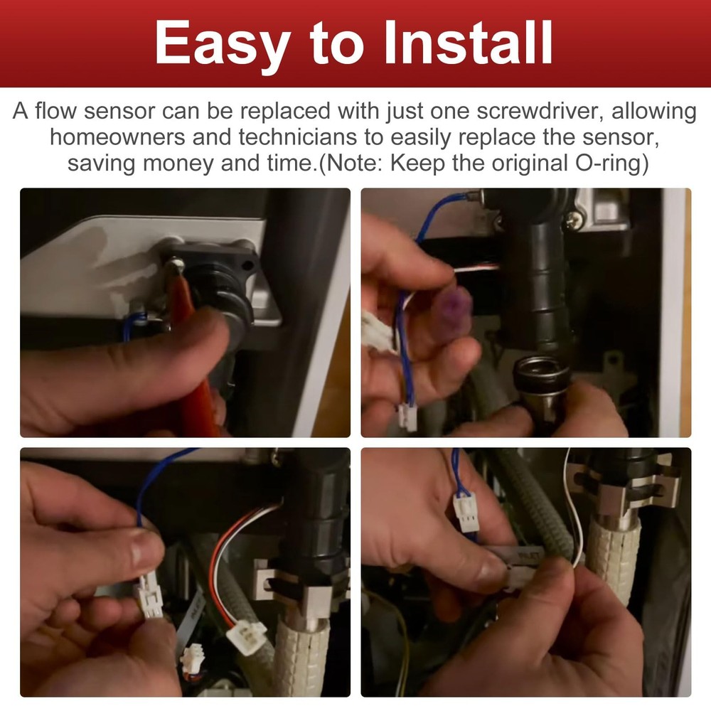 30008571A Flow Sensor for Navien Tankless Water Heater, 30008571a