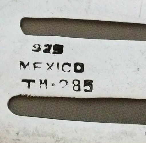 Sterling Silver Bookmark - Mexico, Aztec Warrior, TM-285