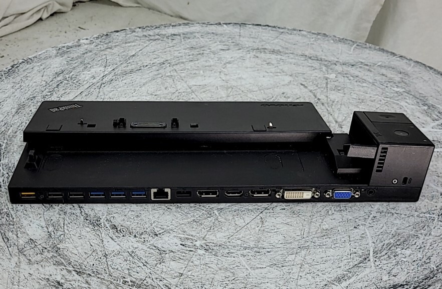 Lenovo 40A2 Laptop Docking Station SEE NOTES