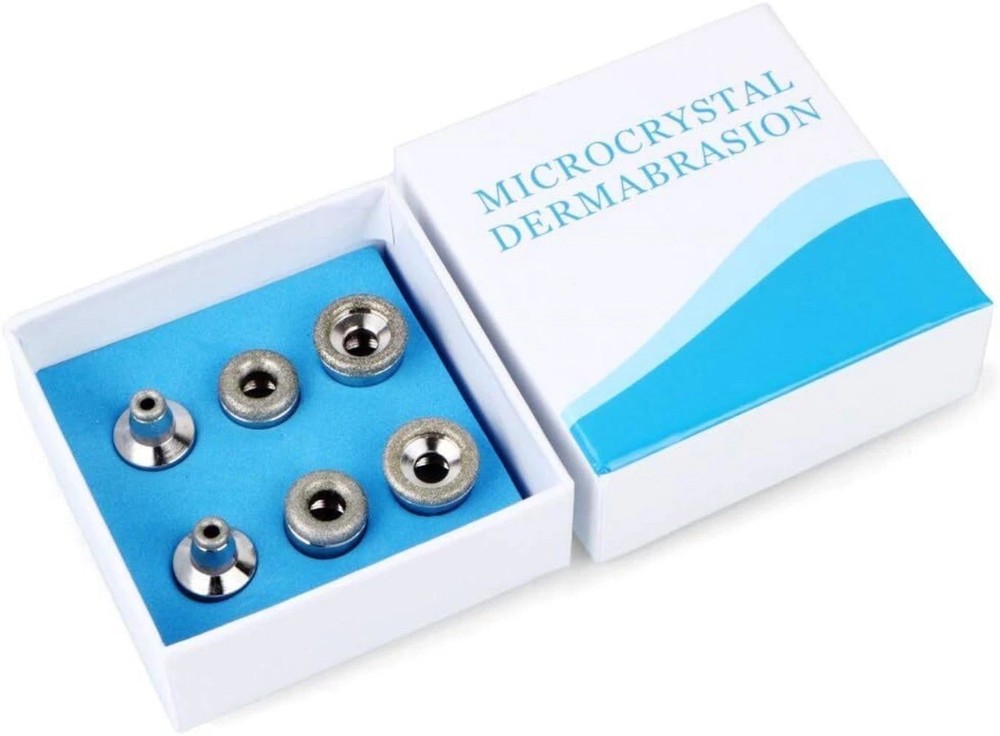 6pcs Microdermabrasion Diamond Replacement Tips Micro Dermabrasion Peeling Wands