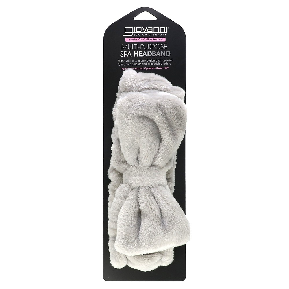 Multi-Purpose  Spa Headband, Gray, 1 Headband