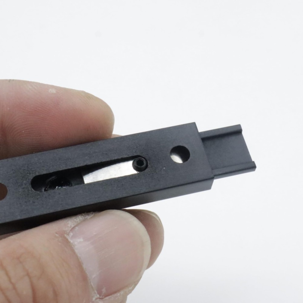 Joyangy 2 Inch Solid Copper Surface Bolt, Slide Lock, 2inch, Black
