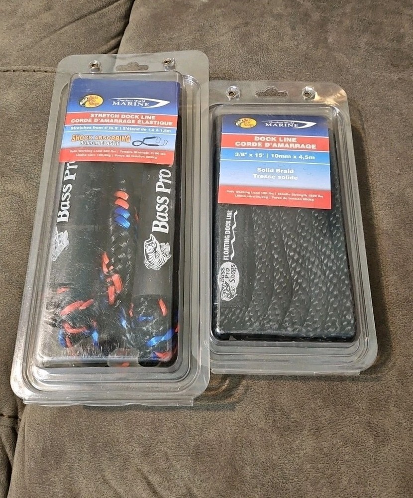 Stretch Dock Line & Floating Dock Line Solid Braid Bass Pro Shop NEW SEALED
