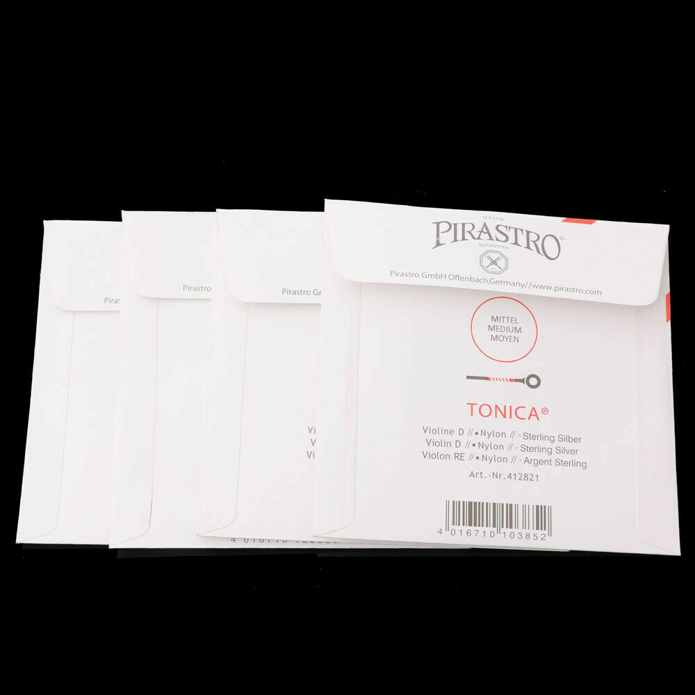 Pirastro Tonica Silver Violin Strings String 4/4 4 pcs/set