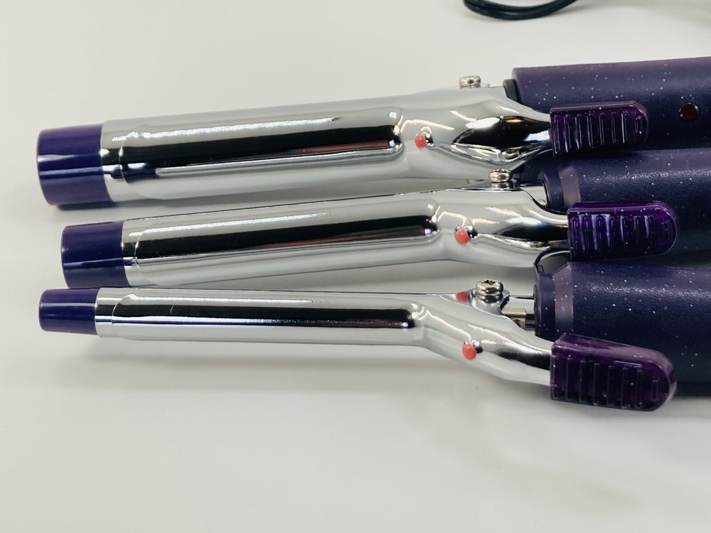 Conair Supreme Curling Iron Set 3pc 1/2" 3/4" 1" Open Box No Box