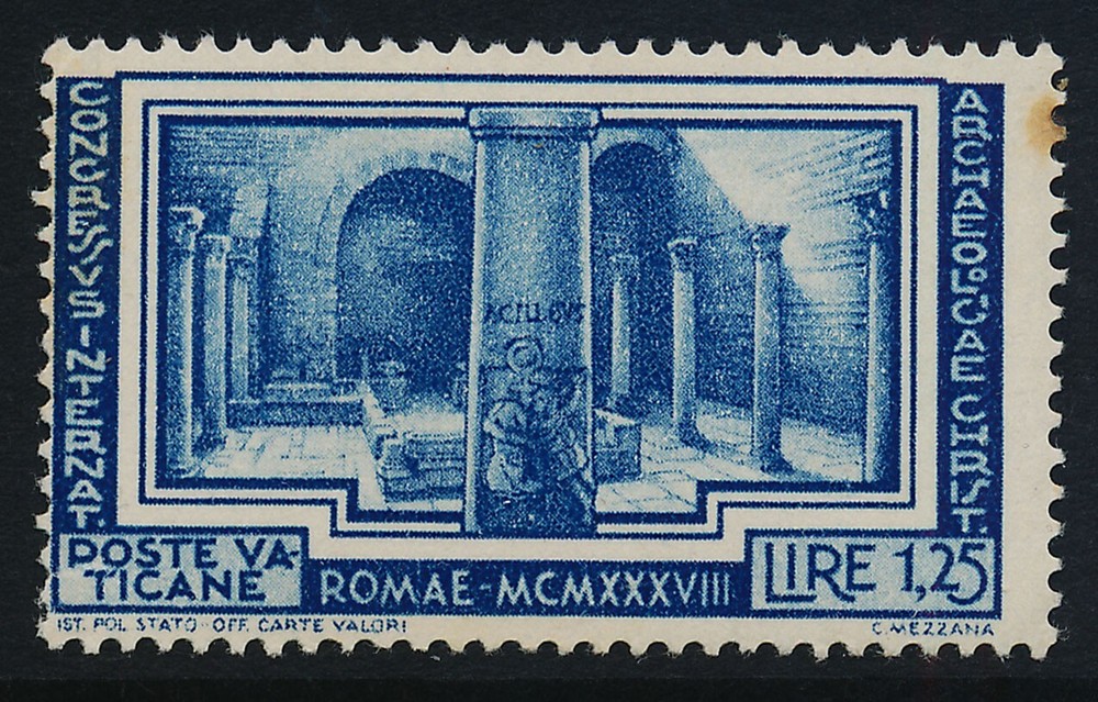 Vatican Scott #60, Fine Centering (Mint Never Hinged) SCV: $29.00