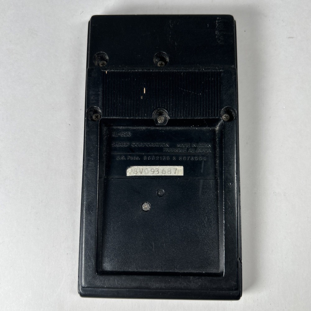 Sharp EL-520 Solar-Powered Calculator - WORKING - VINTAGE