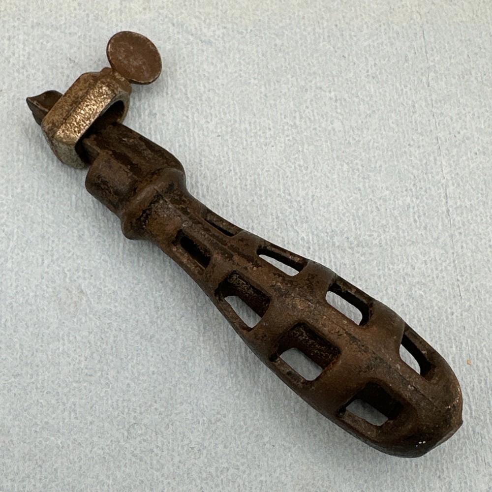 Vintage Metal file Handle - Cast Iron File Handle