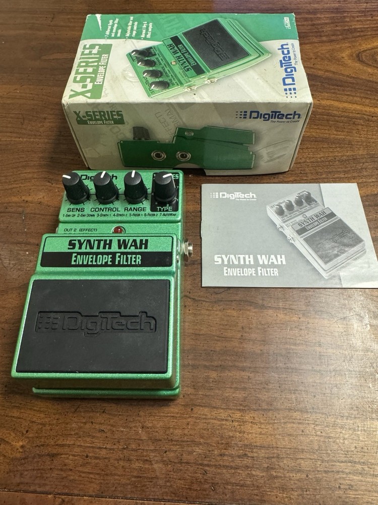 Digitech Synth Wah Envelope Filter X-Series Guitar Effect Pedal With Box