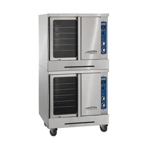Imperial PCVDE-2 Double Stack Electric Bakery Depth Convection Oven