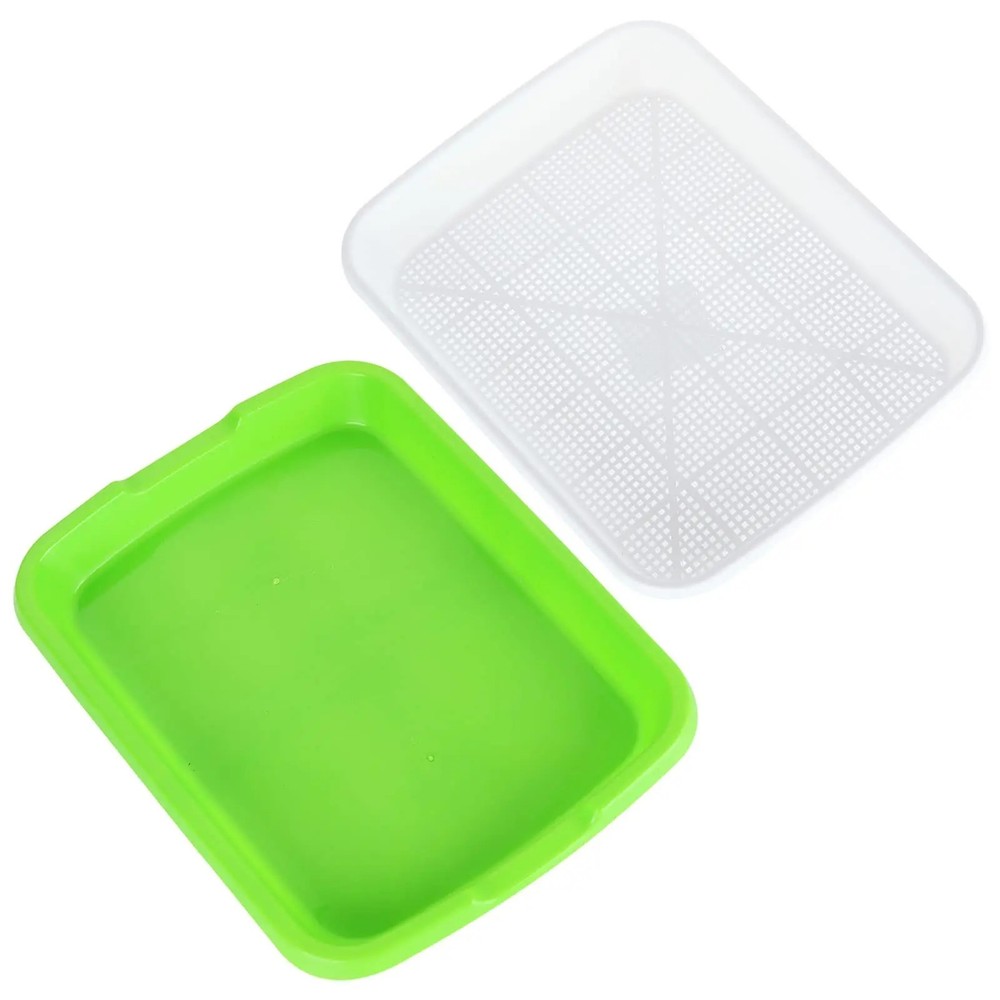 Hydroponic Microgreens Sprouter Tray – Ideal for Sprouting & Nursery Use