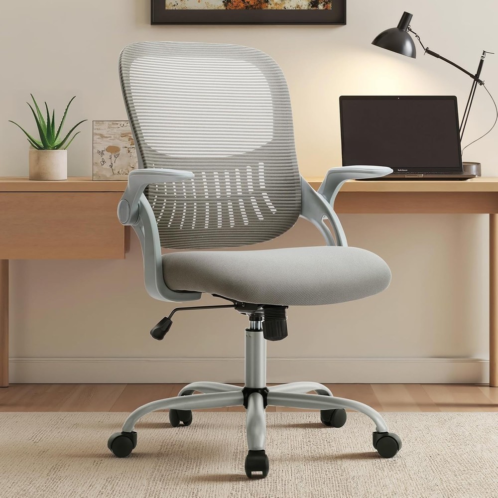 Ergonomic Mesh Office Chair Adjustable Swivel Lumbar Support