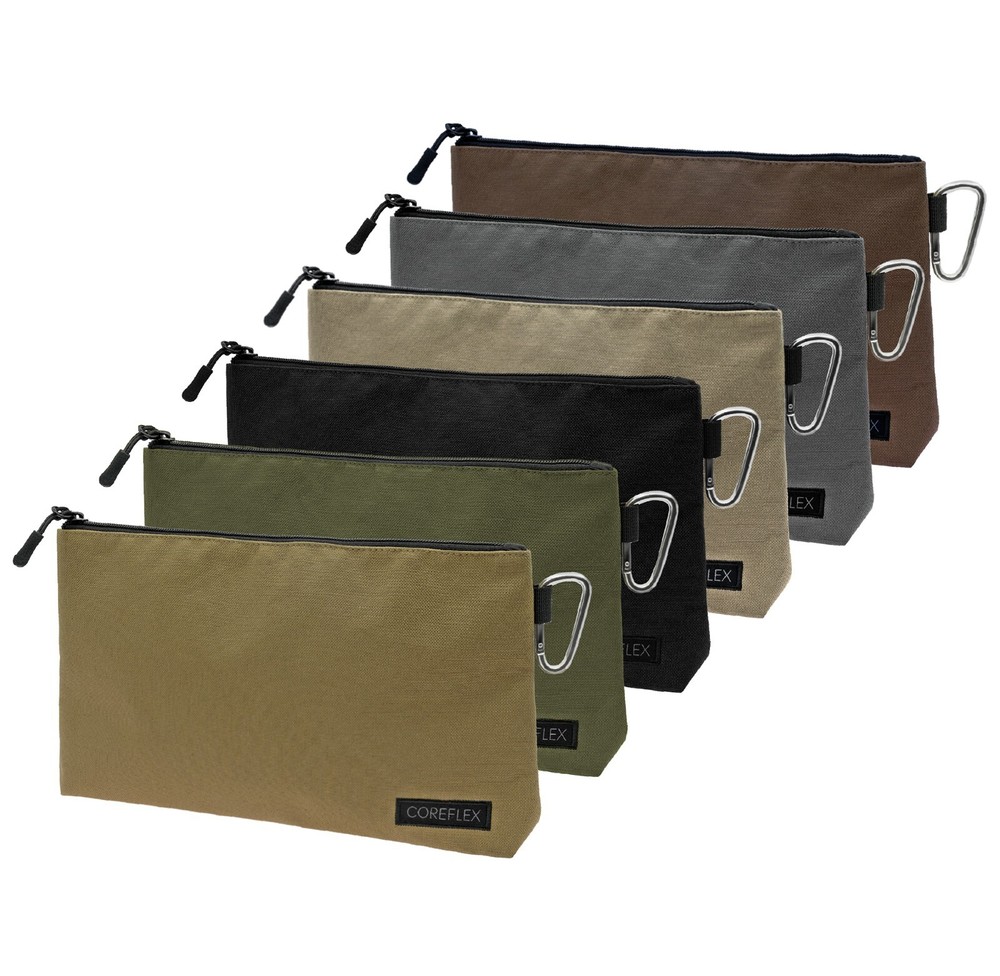 Coreflex 6 Pack  Tool Pouch Zipper Bag, Small Tool Bag, Multipurpose Storage