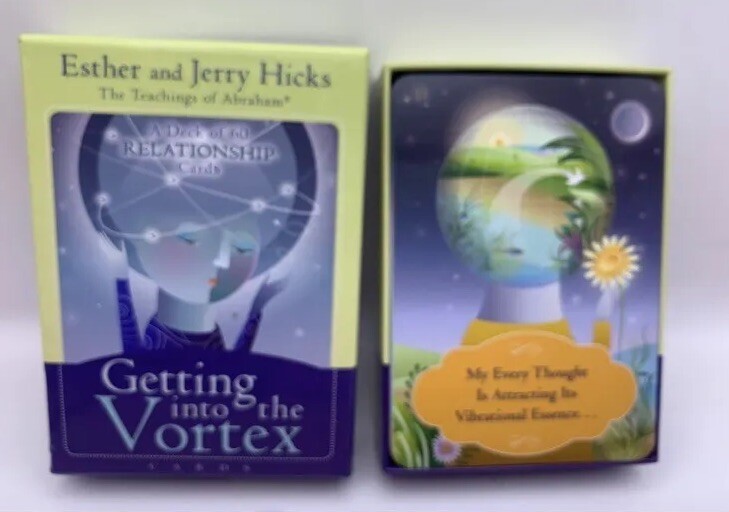 Getting into the Vortex Deck 60 Relationship Cards Esther Jerry Hicks Abraham