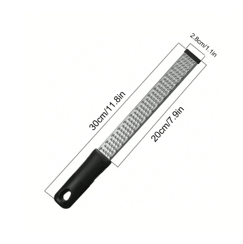 Stainless Steel Lemon Zester & Cheese Grater - Multifunctional Kitchen Tool