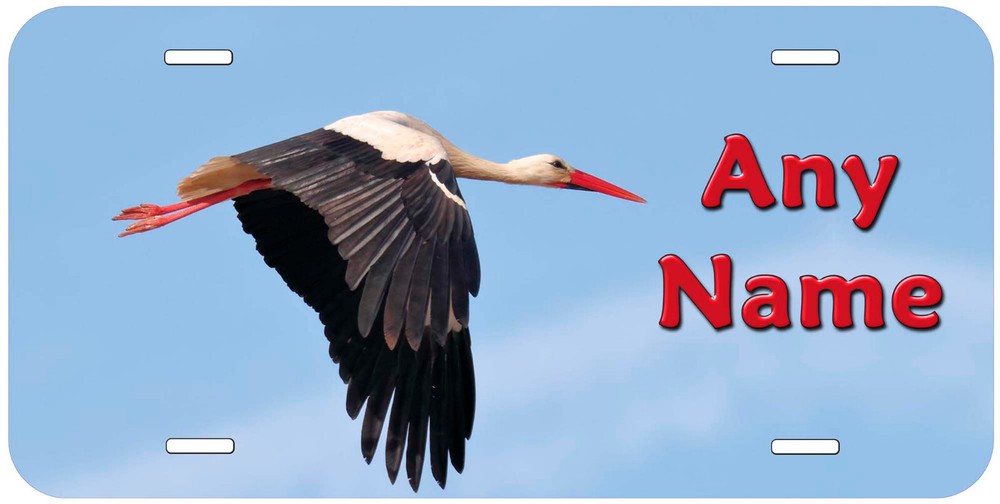 Stork Personalized Novelty Car License Plate