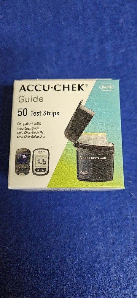 Accu-Chek Guide Test Strips 50 Count Sealed 2027