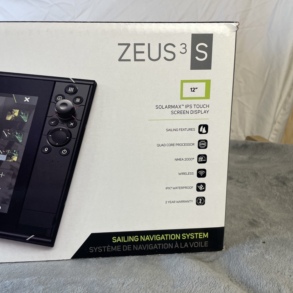 B&G Zeus 3S 12” Chartplotter with C-Map Chartography