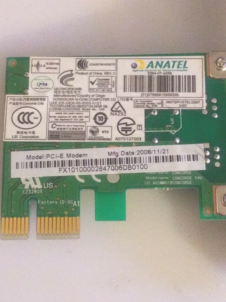 🌟(New)Concorde C40 D-1156E Modem Board