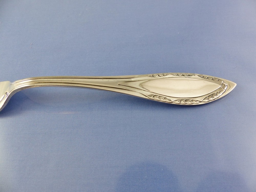 NO. 350 PATTERN SILVER 800 DINNER FORK 8 3/4by BRUCKMANN & SOHNE HEILBRONN