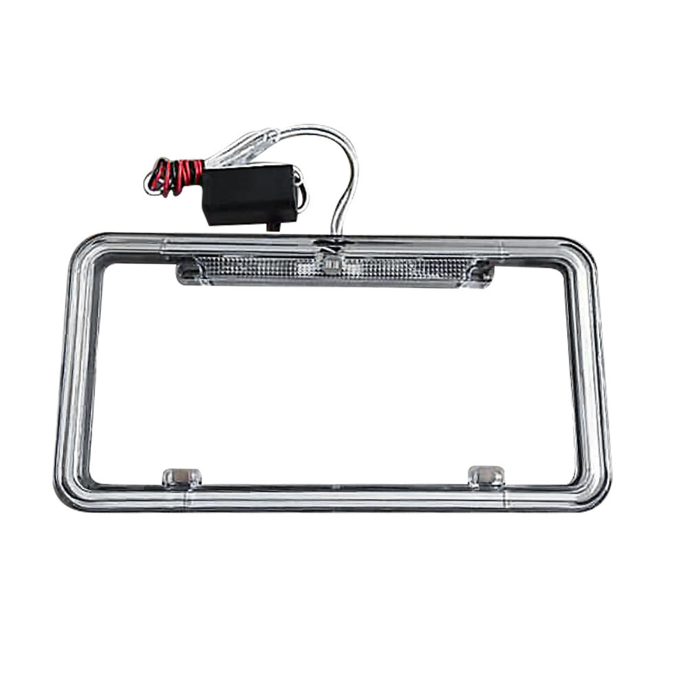 Neon License Frame 12V LED Light Front Rear License Frame Holder Universal Car