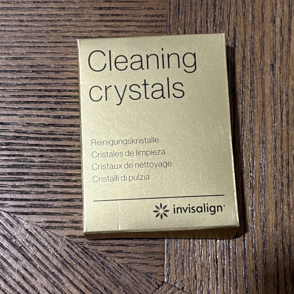 NEW in Box Invisalign Cleaning Crystals Packets - 3 packets