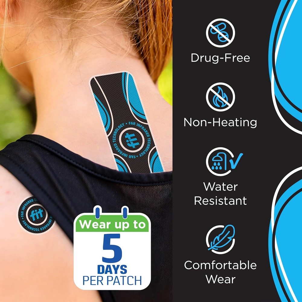 JointFlex FIT Therapy Far Infrared Universal Patch, Supports Continuous Active M