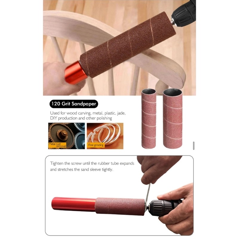 Sanding Drums Kits Rotary Tools Abrasive Tools Sanding Bands Surfaces Derusting