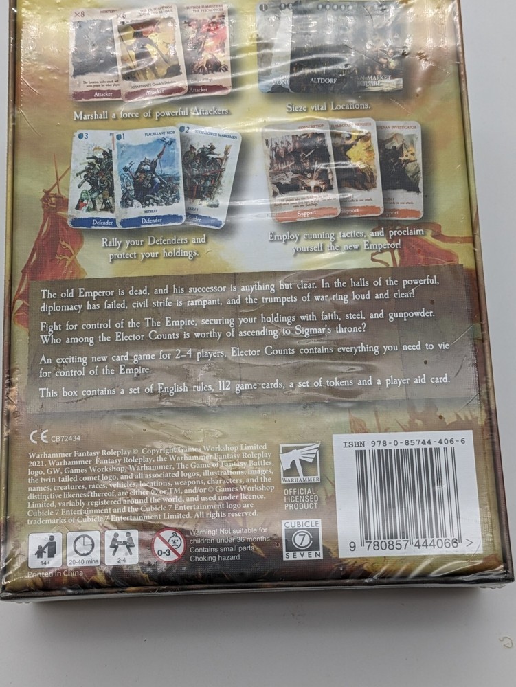 Warhammer Fantasy Roleplay Elector Counts NEW