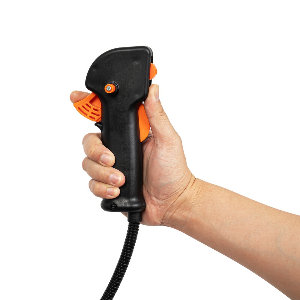 63CC 2-Stroke Manual Start Backpack Gas Powered Leaf Blower 6800r/min