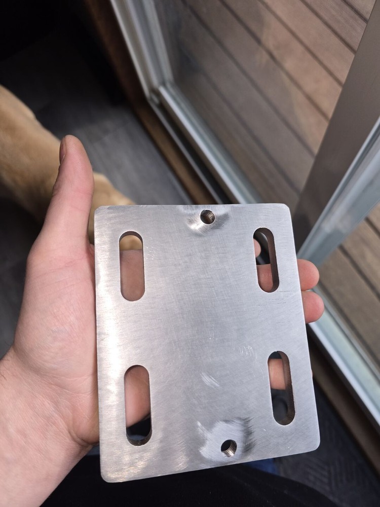 Adapter plate for VEVOR Rotary Table for Milling Machines 4''