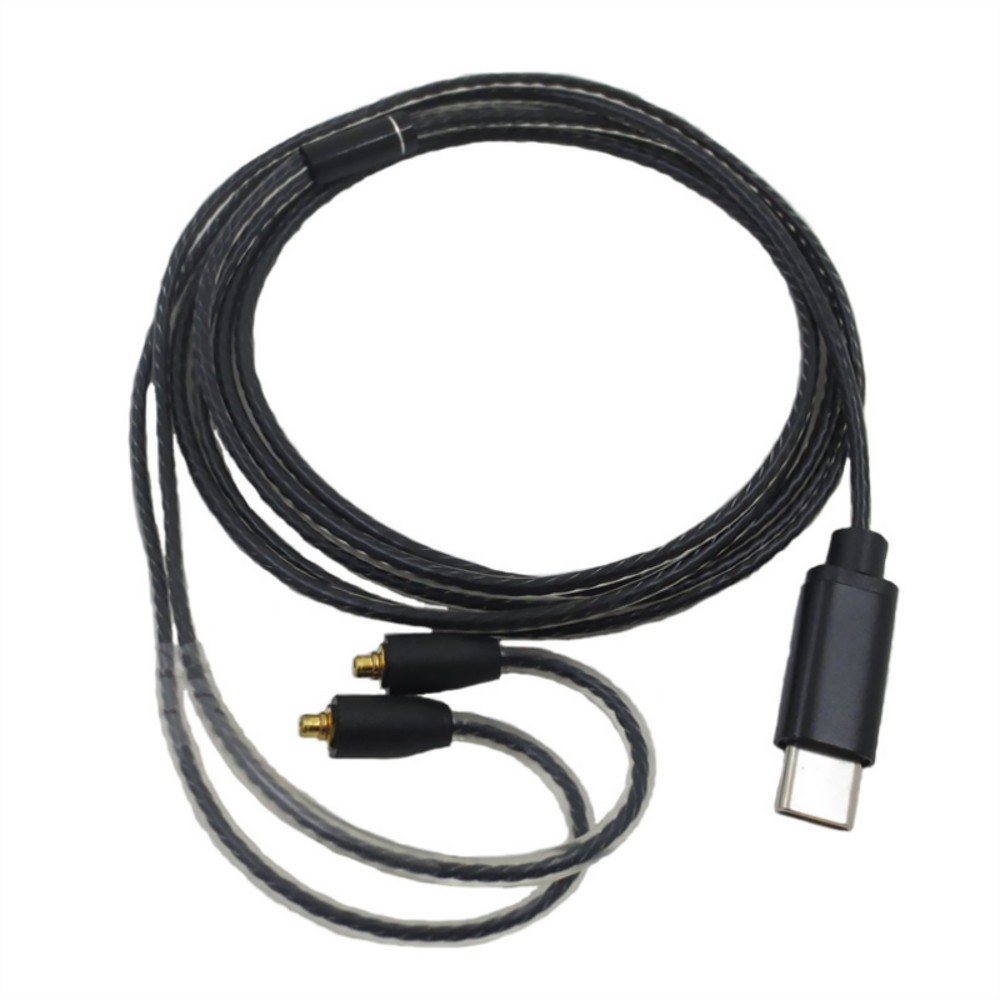 Type-C Socket Plug Audio Cable Headphone Cord for Shure SE215 SE315 SE535