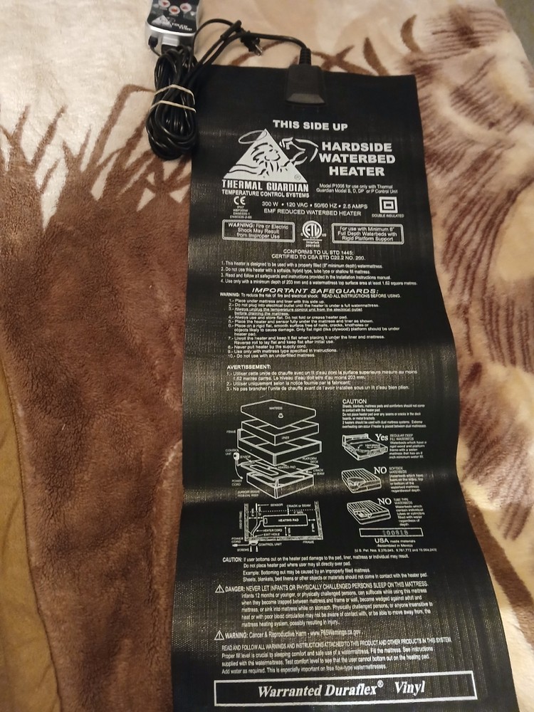 Thermal Guardian Quantum Solid State Hardside Waterbed Heater P1008 Control