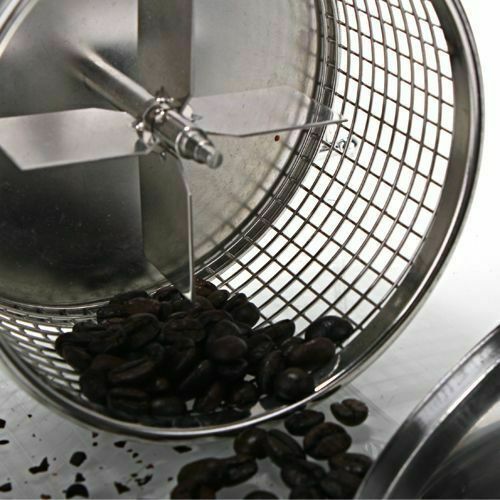 Manual Coffee Roaster Machine Home Kitchen Roller Baking Machine +Alcohol Burner