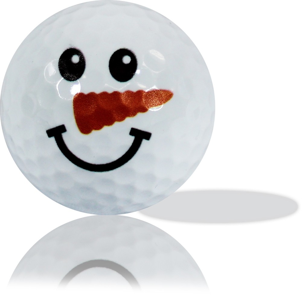 Snowman Imprint Golf Balls 6 Pack - Great Gift Idea!