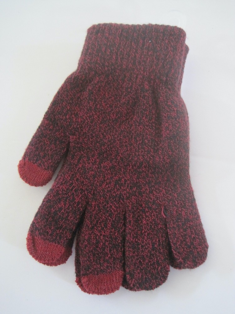 Touch Screen Compatible Gloves Red New