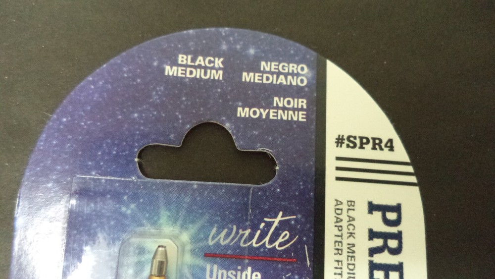 Fisher Space Pen Refill SPR1 Pressurized Cartridge BLACK Ink MEDIUM Point REFIL