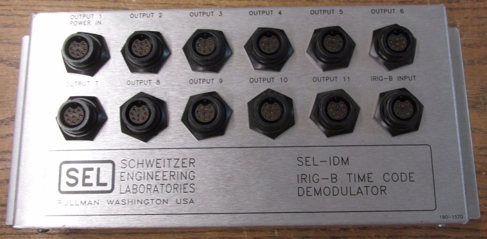 SEL SEL-IDM IRIG-B Time Code Demodulator IDM0001
